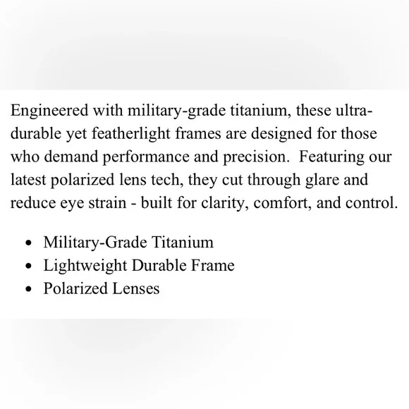 NWT! Titanium Sunglasses Silver Gray with Black Case - Picture 12 of 12